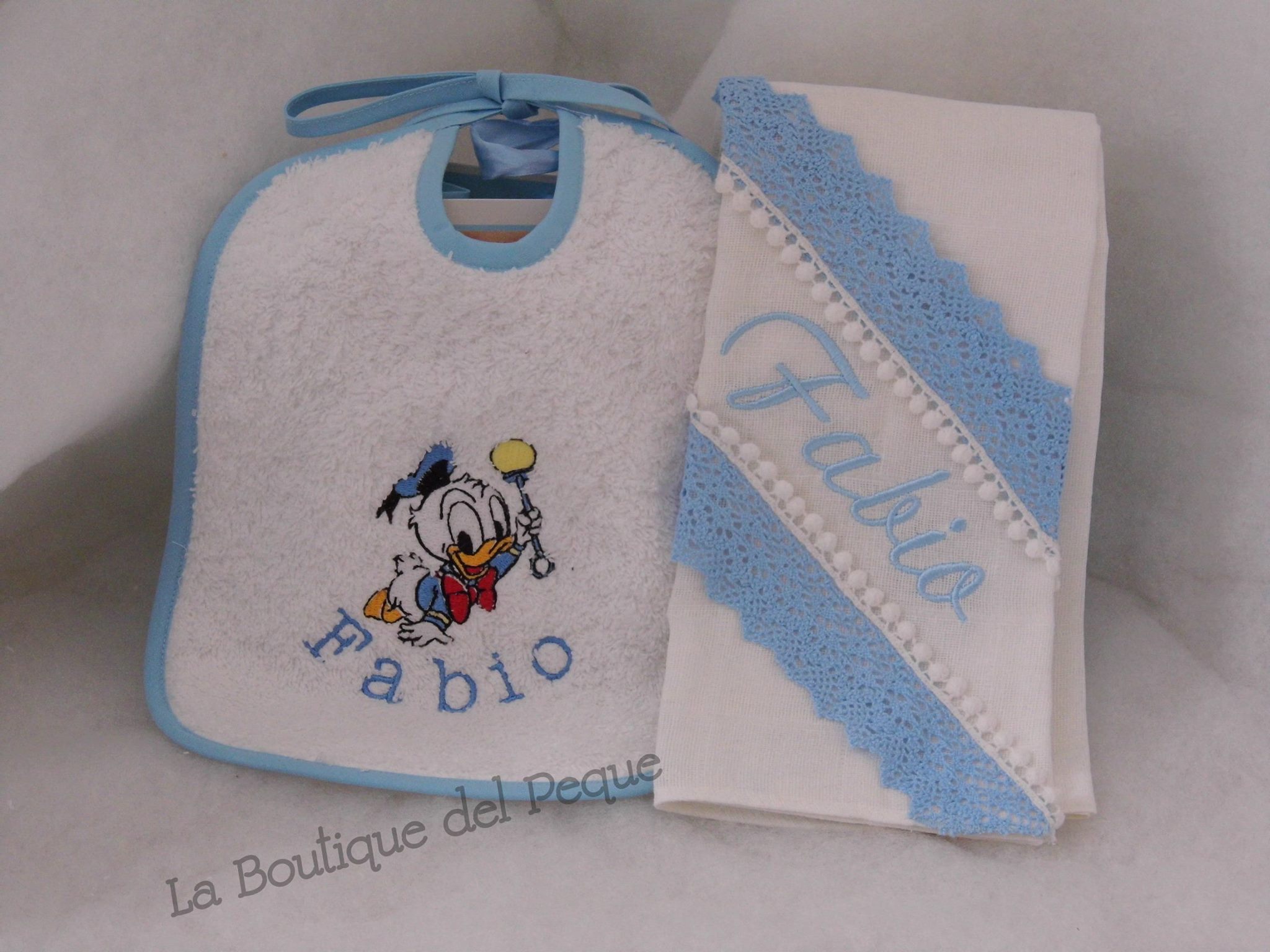 Kit Babero Personalizado + Gasita Personalizada