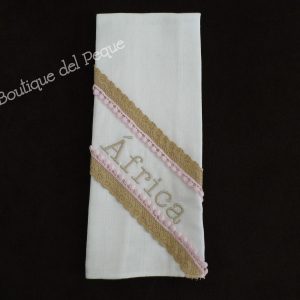 Gasita personalizada cámel-rosa