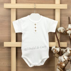 Babidu Body Bebe Manga Corta Tapeta 1111