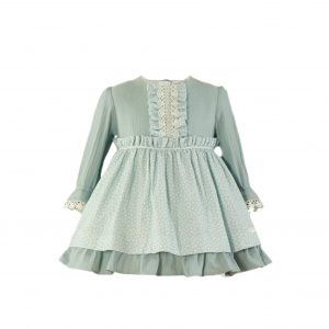 Vestido Niña Topos Miranda 34/0221/V