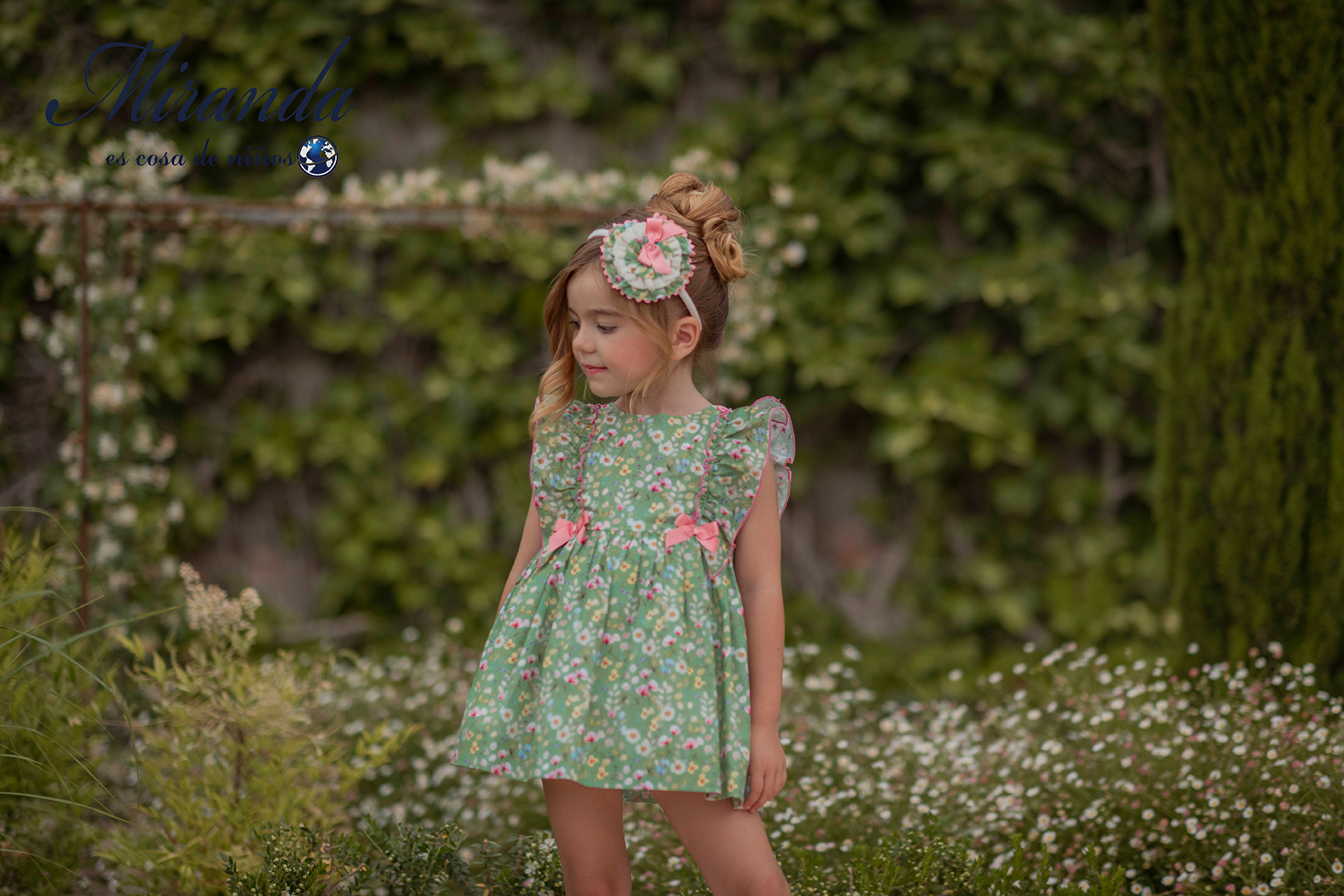 Vestido Niña Miranda Flores 0262/V - Imagen 6
