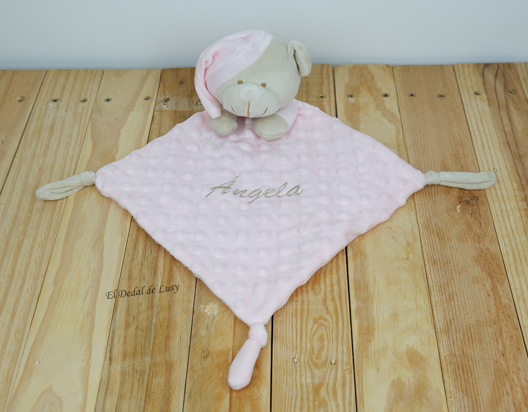 Kit Doudou+Manta bebé topitos - Imagen 6