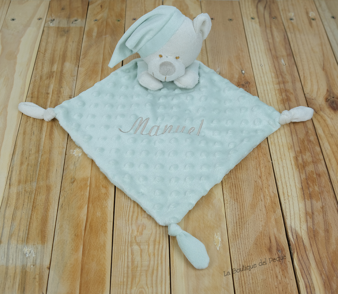 Kit Doudou+Manta bebé topitos - Imagen 16