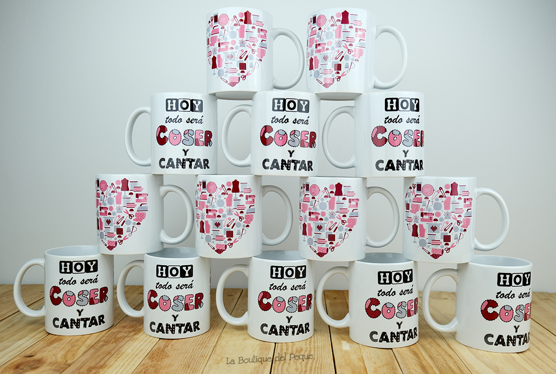 Taza Personalizada Hoy todo será coser y cantar - Imagen 3