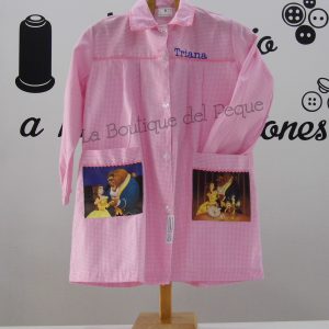 Bata Escolar personalizada con nombre y personajes