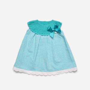 Vestido Niña Cuerpo Redondo Vichy Juliana J7116