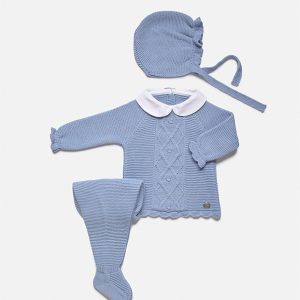 Conjunto Bebé Lana 3 Piezas Tachon Aranes Juliana J8058