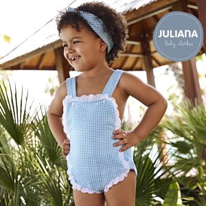 Peto Bebé Tela Vichy Juliana J7187