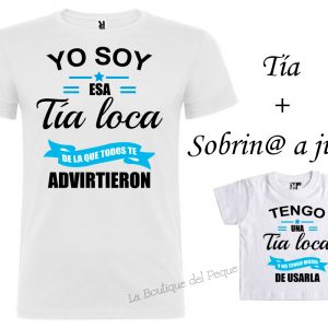 Camisetas a juego Tía loca
