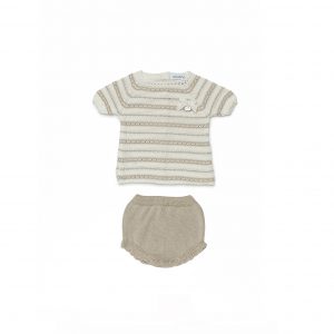 Conjunto Bebé Braga Punto Recogidas Combinadas Juliana 24067