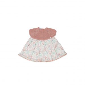 Vestido Niña Cuerpo Punto Corales Juliana 24114