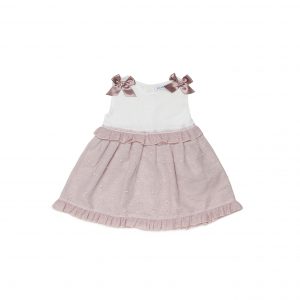 Vestido Niña Cortado Cintura Falda Tul Juliana 24134
