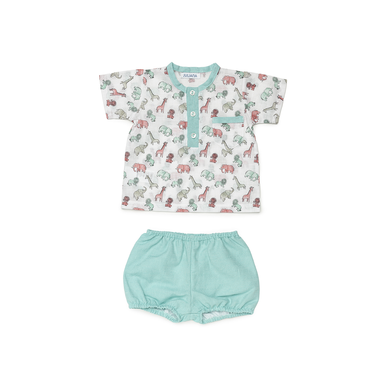 Conjunto Camisa Niño Elefantes Juliana 24183