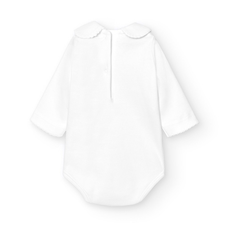 Babidu Body Cuello Bebé Algodón Manga Larga 1190 - Imagen 2