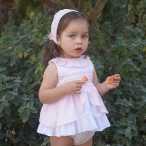 Jesusito Niña Blanco y Rosa Dbb Collection 22701
