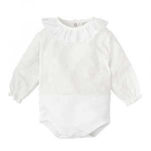Babidu Bebé Body Cuello Volante Manga Larga 1730