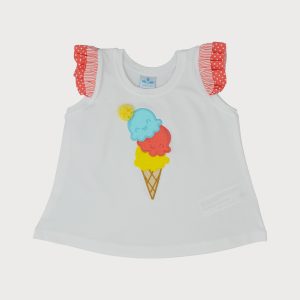 Conjunto Baño Bebé Sardon Vestido + Culetín Helado