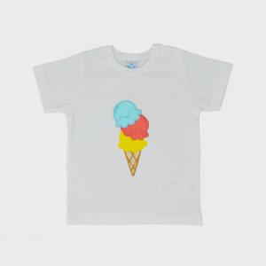 Conjunto Baño Bebé Sardon Camiseta + Bóxer Helado