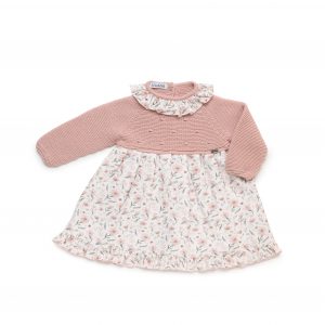 Vestido Niña Cuerpo Punto Bodoques Florecitas Juliana 25643