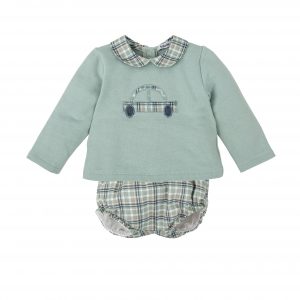 Conjunto Bebé Felpa Coche Ribera Babidu 40651